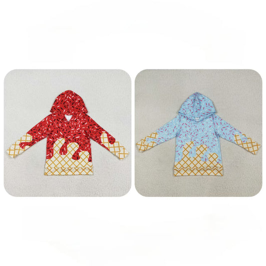 Baby Kids Toddler Long Sleeves Drips Hoodie Shirt Sibling Team Pullover Clothes RTS