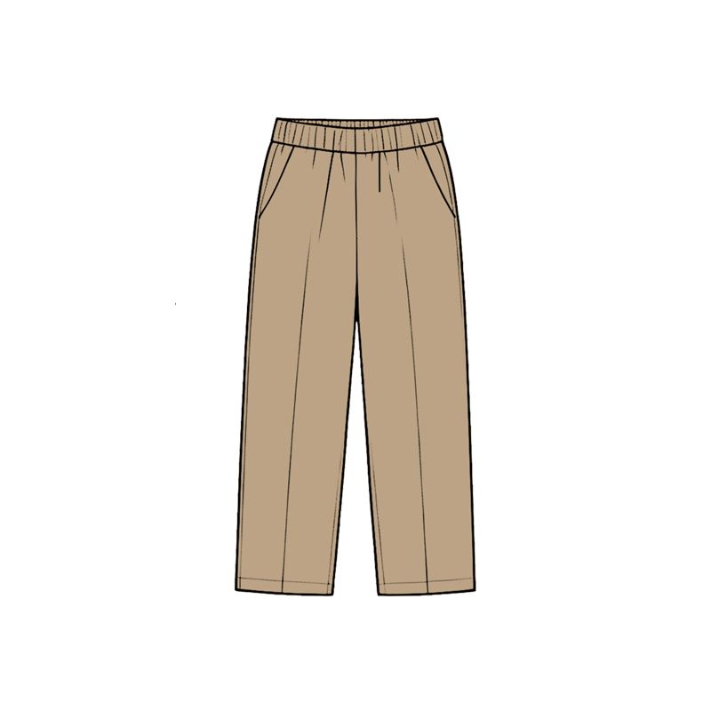 ( Moq 5 ) Baby Boys Kids Pockets Khaki Pants Bottoms Cotton Clothes
