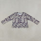 Baby Girls Kids Long Sleeves Scalloped Shirt Tops Camo Clothes RTS