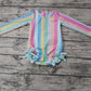 Baby Girl Long Sleeves Stripes One Piece Swimsuit