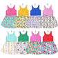 ( Moq 5 Each Style ) Sibling Baby Girls Kids Sleeveless Flower Jumpsuits Summer Clothes