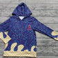 Baby Kids Adult Long Sleeves A Team Family Hoodie Shirt ( Moq 5 )