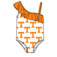 ( Moq 5 Each Style ) Baby Boys Girls Orange Stripes Sibling Team Sets Swimsuits Clothes