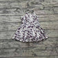 Baby Girl Straps Yoga Active Wear Knee Length Camo Dress RTS
