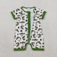 Baby Boy Infant Short Sleeves Fish Zipper Romper RTS