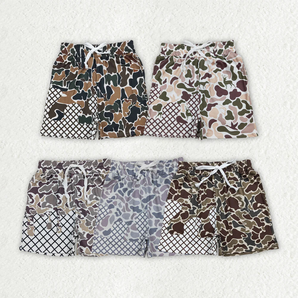 Sibling Baby Boys Toddler Southern Camo Drip Pockets Shorts Summer Bottoms RTS
