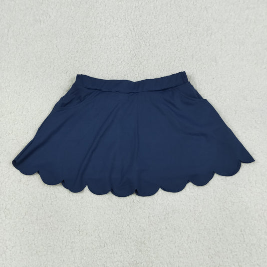 Baby Girls Kids Navy Pockets Skirt Shorts Bottoms Yoga Active Clothes RTS