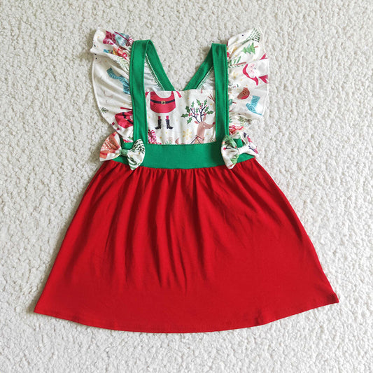 Promotion Baby Girl Christmas Red Dress