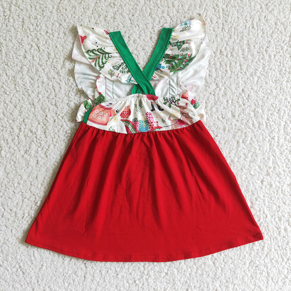 Promotion Baby Girl Christmas Red Dress