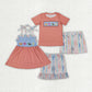 Baby Boy Girl Toddler Sea Animals Sibling Summer Outfit Clothes RTS