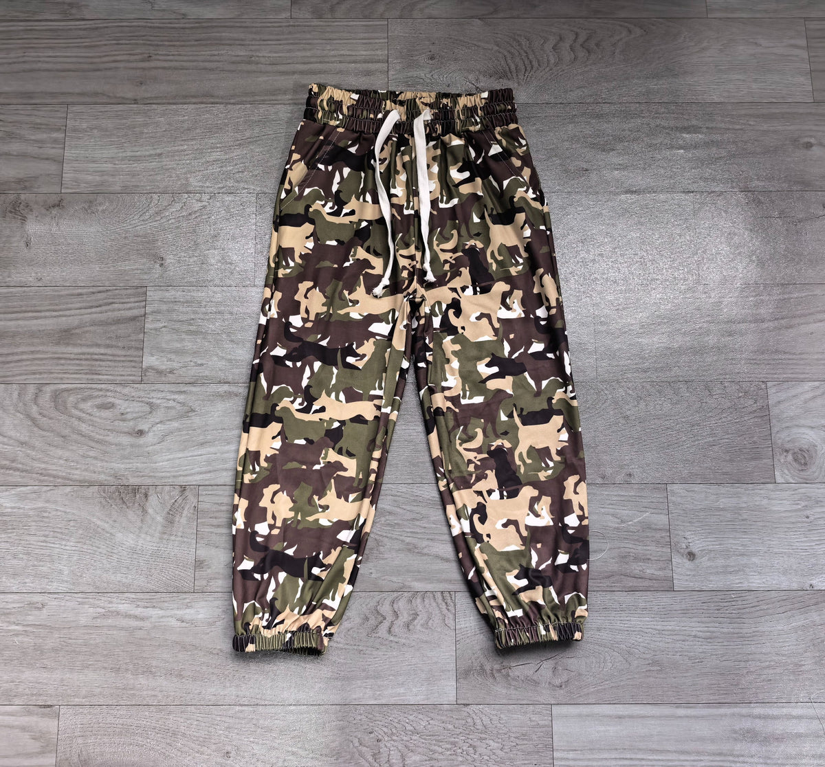 ( No moq ) Preorder Baby Boys Kids Dogs Pockets Pants Bottoms Camo Clothes