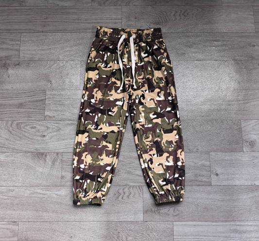 ( No moq ) Preorder Baby Boys Kids Dogs Pockets Pants Bottoms Camo Clothes