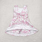 Baby Girl Toddler Sleeveless Sibling Knee Length Yoga Active Dress RTS