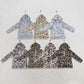 Sibling Baby Boys Kids Long Sleeves Camo Hoodie Pockets Zipper Pullovers Shirts Clothes RTS
