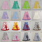 Sibling Baby Girls Kids Sleeveless Bows Yoga Scallop Shorts Dresses Clothes RTS