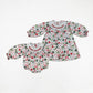 Baby Girl Long Sleeves Embroidery Merry Christmas Bows Sibling Smocked Romper Dress RTS