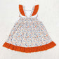 Baby Girl Embroidery Camo Ducks Straps Ruffle Dress