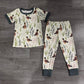 Baby Boy Short Sleeves Ducks Shirt Pants Pajamas Clothes Set RTS