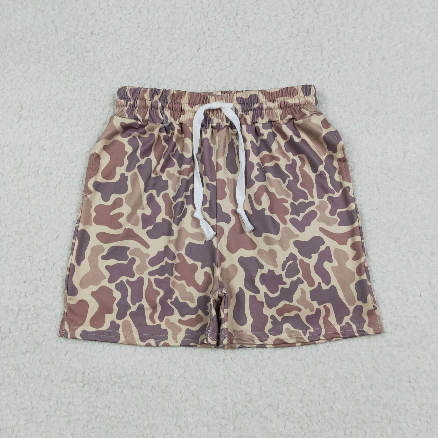 Sibling Baby Boys Toddler Southern Camo Pockets Shorts Summer Bottoms RTS