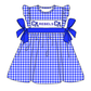 ( Moq 5 ) Baby Boy Girl Toddler Summer Team Customized Blue Romper Set 7.24