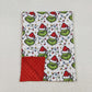 Baby Kids Toddler Green Face Lights Christmas Blanket RTS