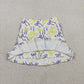 Baby Girls Kids Purple Yellow Bows Yoga Skirt Shorts Bottom RTS