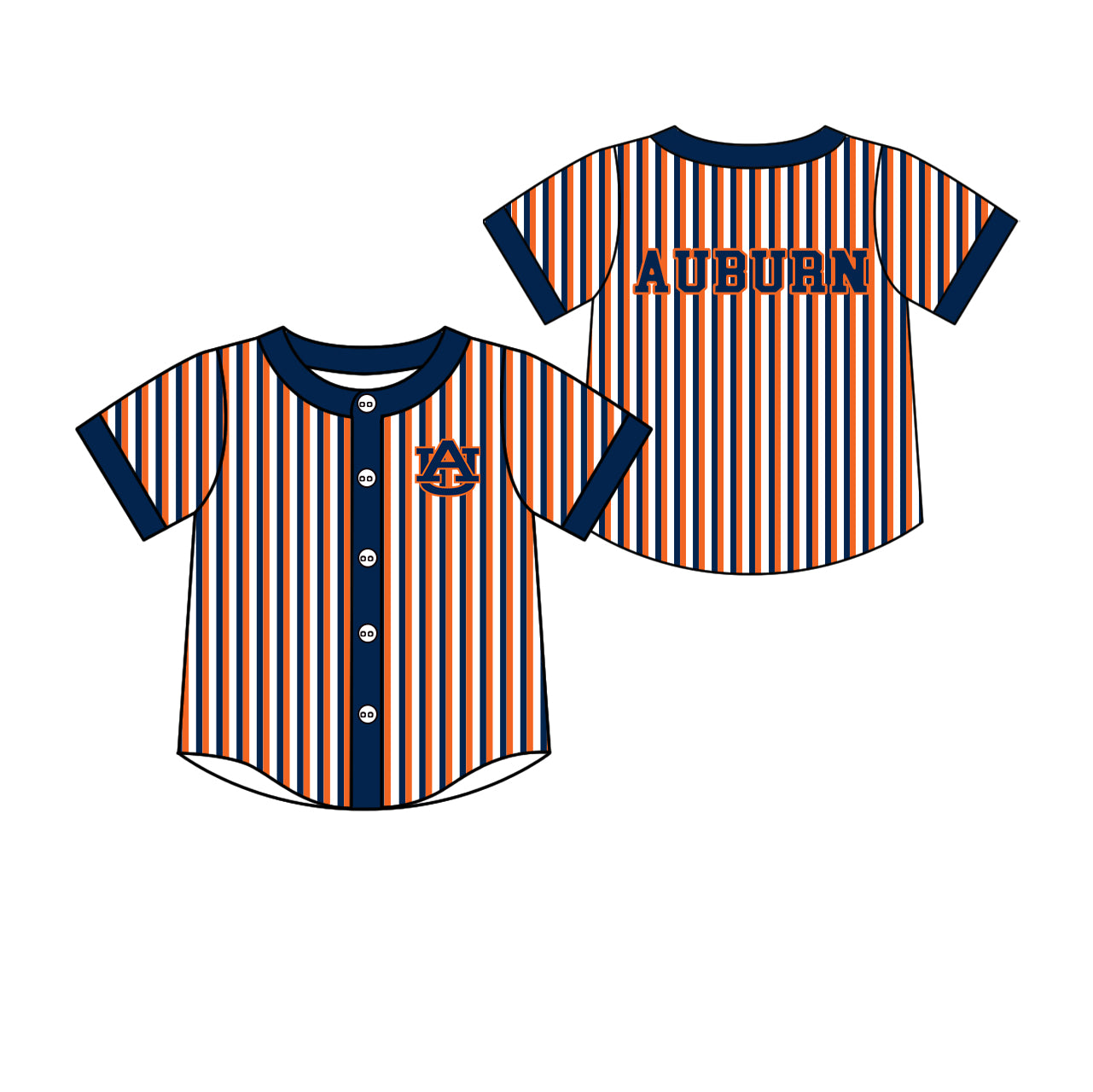( Moq 5 Each Style ) Baby Boys Girls Toddler Tiger Sibling Shirts Sets Team Navy Clothing