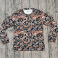 Adult Women Long Sleeve Brown Camo Yoga Active Shirt Tops RTS