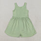 Baby Girl Sleeveless Light Green Yoga Active Jumpsuit RTS