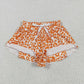 Baby Girl Summer Orange Leopard Shorts Bottoms RTS