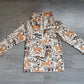 ( No moq ) Preorder Boys Kids Long Sleeves Deer Hunting Zipper Shirt Tops