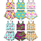 Baby Girl Sleeveless Fruits Leopard Flower Sibling Set ( Moq 5 Each Style ) 2.17