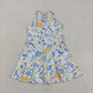 Baby Girls Kids Sleeveless Flower Yoga Active Shorts Dress RTS