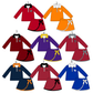 ( Moq 5 Each Style ) Sibling Baby Girls Kids Long Sleeves Zipper Shirts Skirts Shorts Team Sets Clothes