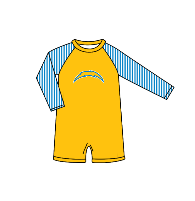 ( Moq 5 Each Style ) Baby Boys Girls Kids Team Sibling Orange Jumpsuits Sets Swimsuits Clothes