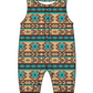 Baby Kids Toddler Sibling Western Aztec Shirt Romper Set Moq 5