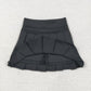 Baby Girl Toddler Black Yoga Active Shorts Skirt Skorts Bottoms RTS