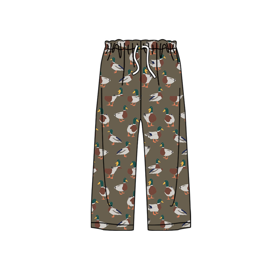 Adult Women Mallard Ducks Bottoms Pants Pajamas