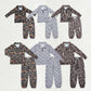 Sibling Baby Kids Adult Women Camo Zipper Pullover Pockets Pants Mama and Me Clothes Sets RTS