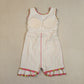 Baby Girls Kids Sleeveless Softball Yoga Shorts Pink Knee Length Dress RTS