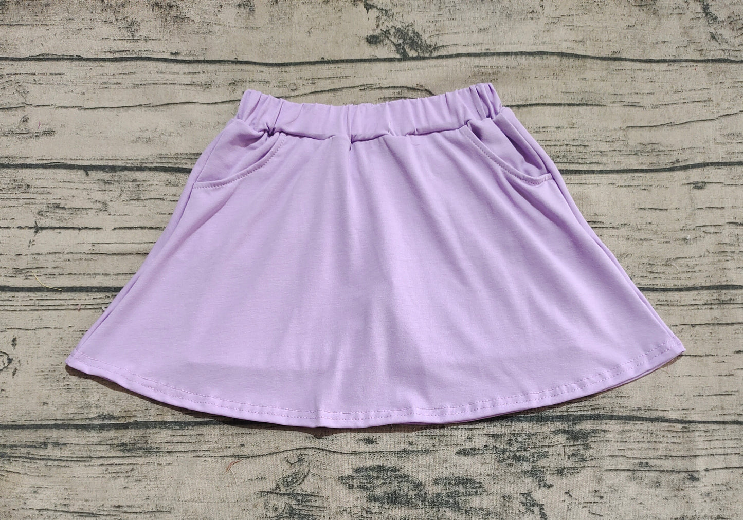 Baby Girl Purple Shorts Skirt Pockets Skort RTS