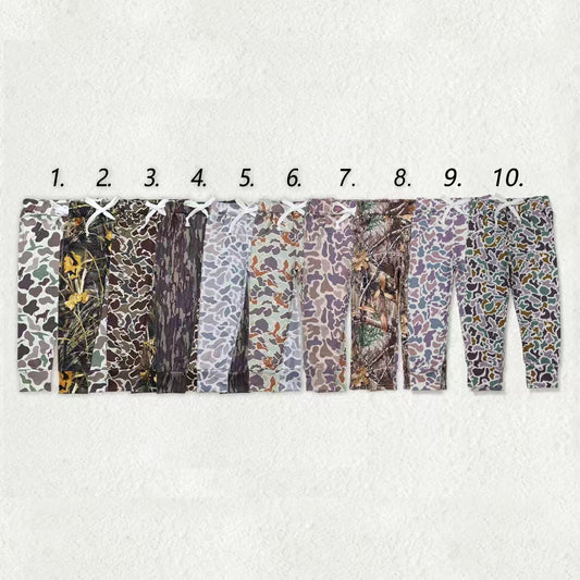 Sibling Baby Boys Kids Southern Camo Print Pockets Pants Bottoms RTS