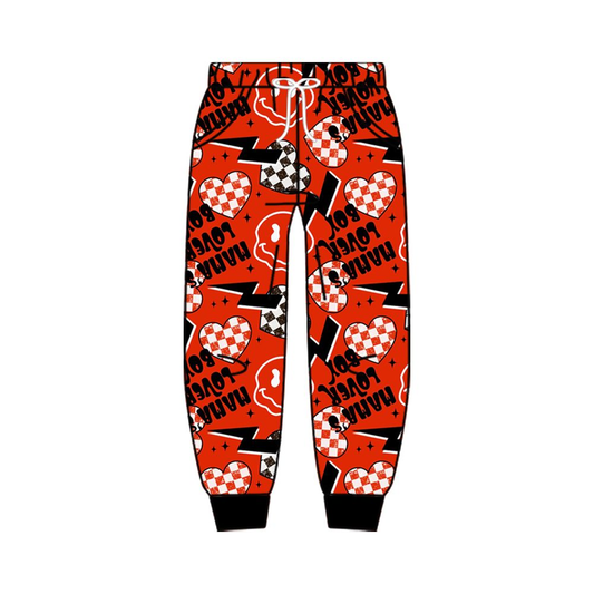 ( Moq 5 ) Baby Boys Kids Smile Hearts Valentine Pockets Jogger Pants Bottoms Clothes