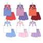 Baby Girl Sleeveless Princess Shirt Skirt Sibling Set ( Moq 5 Each Style ) 3.17