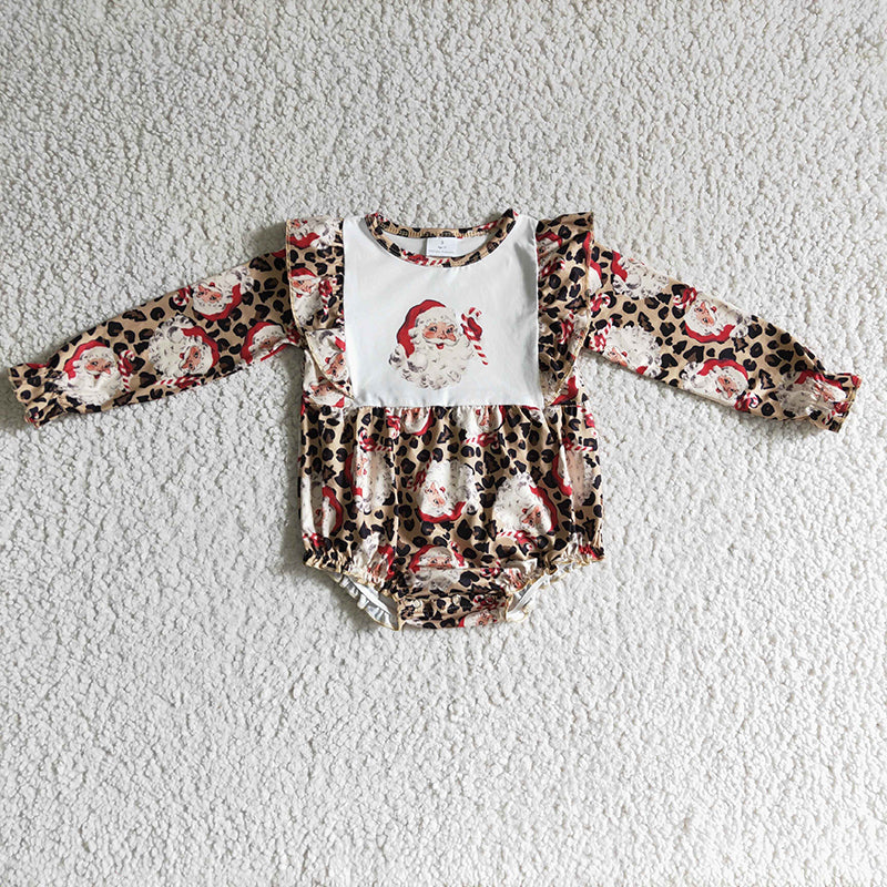 Sibling Boys Girls Kids Christmas Cookies Long Sleeves Romper Dress Outfit Clothes RTS