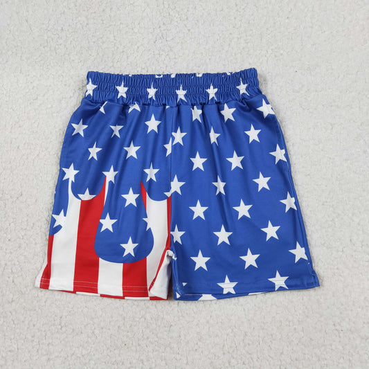 Baby Boys Kids Stars Stripes Shorts Summer 4th of July Bottom RTS
