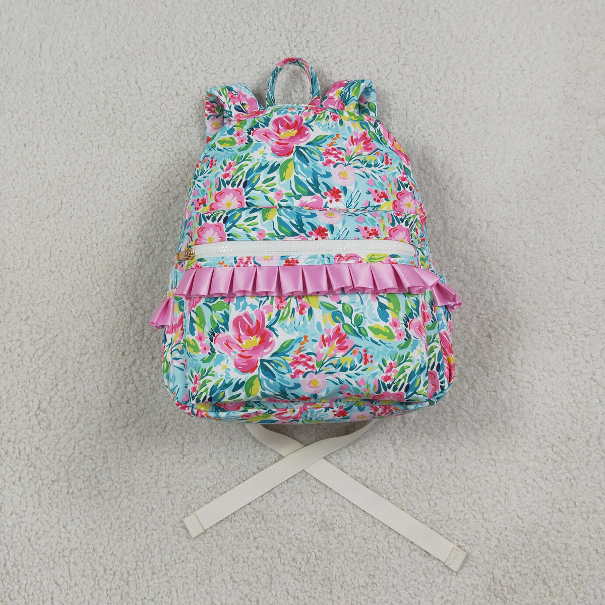 Baby Girls Kids Flower Ruffle Backpack Bags RTS