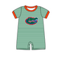 ( Moq 5 Each Style ) Baby Boys Girls Kids Green Stripes Team Sibling Rompers Sets