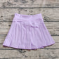 Baby Girl Toddler Purple Yoga Active Shorts Skirt Skorts Bottoms RTS