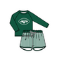 ( Moq 5 Each Style ) Baby Boys Girls Kids Team Sibling Jumpsuits Sets Swimsuits Green Clothes